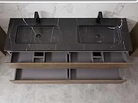 Eikenhout badkamermeubel 160cm (3 kleuren beschikbaar) - afbeelding 92 van  98