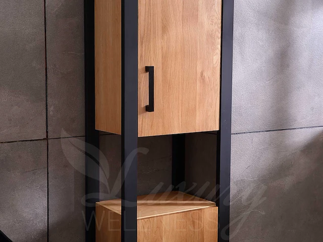 Eikenhout badmeubelset 120cm - afbeelding 6 van  27