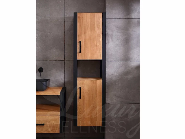 Eikenhout badmeubelset 120cm - afbeelding 8 van  27