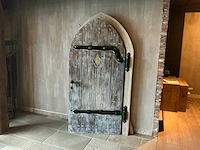 Eikenhout kasteeldeur met kozijn