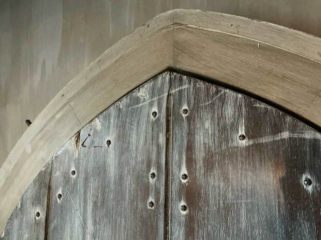 Eikenhout kasteeldeur met kozijn - afbeelding 11 van  11