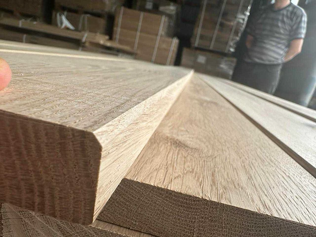Eikenhout plank 220cm geschaafd gedroogd (72x) - afbeelding 5 van  9