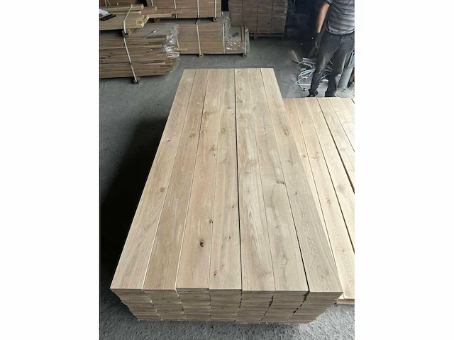 Eikenhout plank 220cm geschaafd gedroogd (72x) - afbeelding 7 van  9