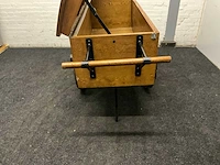 Eikenhouten bakkerskar antiek - afbeelding 6 van  8
