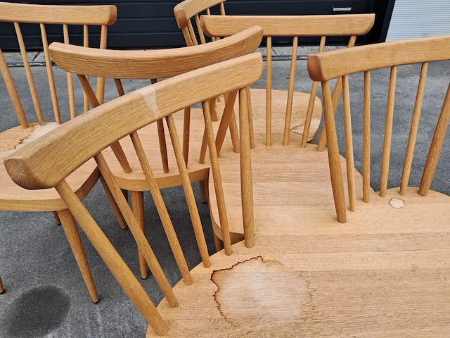 Eikenhouten design bank kkaarrlls, stuhlhockerbank, fehling & peiz - afbeelding 14 van  14