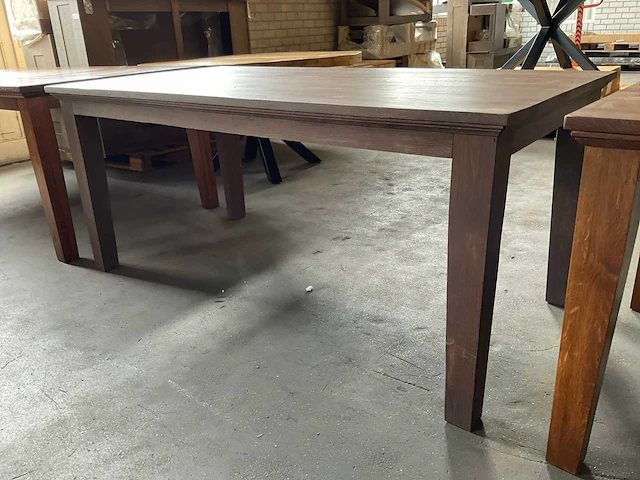 Eikenhouten eetkamertafel - afbeelding 2 van  7