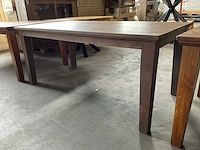 Eikenhouten eetkamertafel - afbeelding 2 van  7