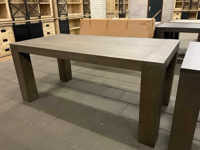 Eikenhouten eetkamertafel - afbeelding 2 van  7