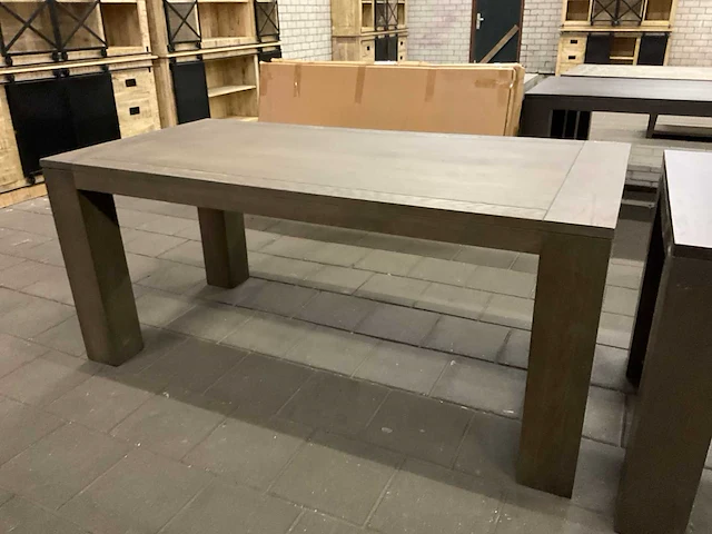 Eikenhouten eetkamertafel - afbeelding 3 van  7