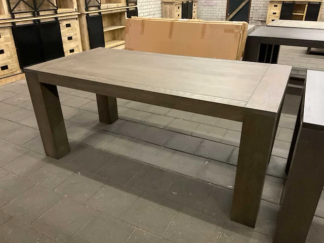 Eikenhouten eetkamertafel - afbeelding 4 van  7