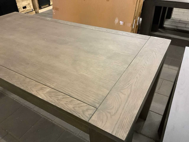 Eikenhouten eetkamertafel - afbeelding 6 van  7