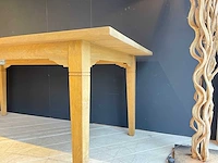 Eikenhouten eettafel - afbeelding 5 van  5
