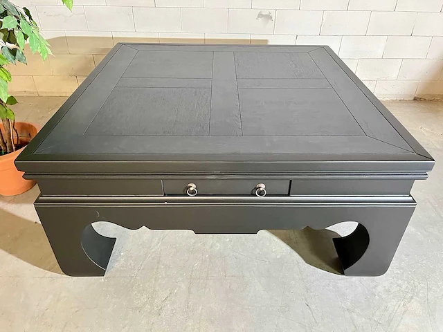 Eikenhouten opiumtafel - afbeelding 1 van  7