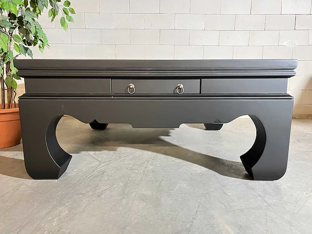 Eikenhouten opiumtafel - afbeelding 2 van  7