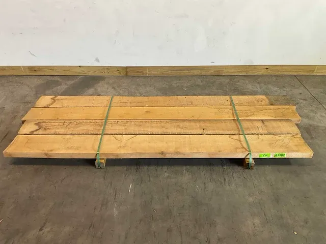 Eikenhouten plank 5 cm dik (4x) - afbeelding 1 van  5