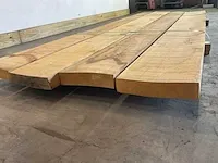 Eikenhouten plank 5 cm dik (4x) - afbeelding 4 van  5