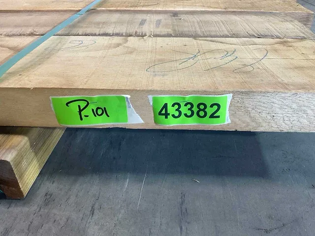 Eikenhouten plank 5 cm dik (4x) - afbeelding 5 van  5