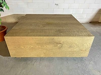 Eikenhouten salontafel - afbeelding 2 van  4