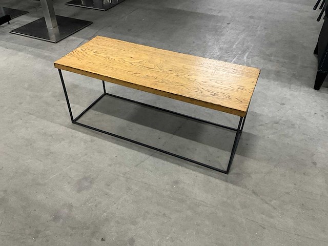 Eikenhouten salontafel - afbeelding 2 van  6