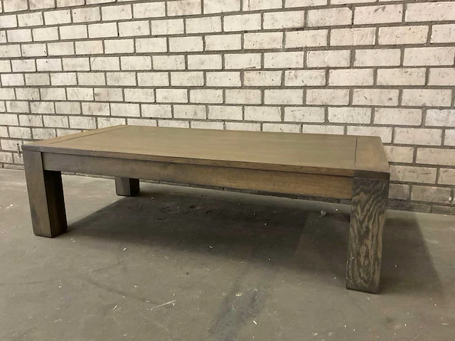Eikenhouten salontafel - afbeelding 2 van  8