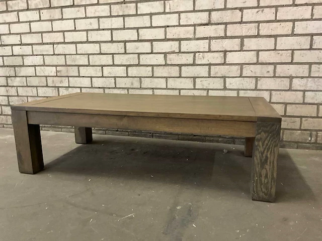Eikenhouten salontafel - afbeelding 3 van  8