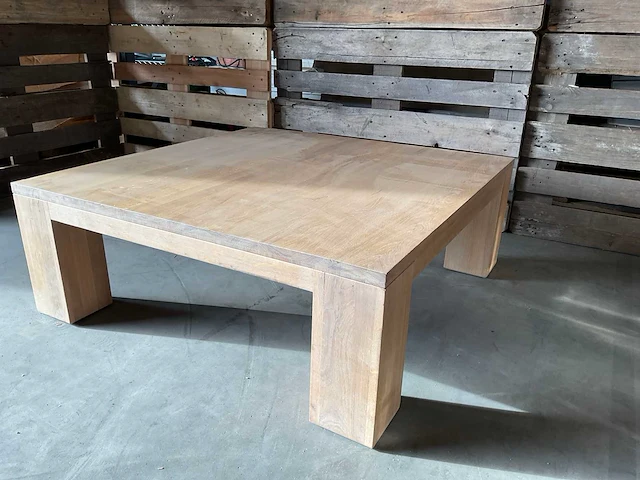 Eikenhouten salontafel - afbeelding 1 van  6