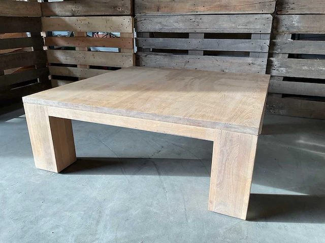 Eikenhouten salontafel - afbeelding 2 van  6
