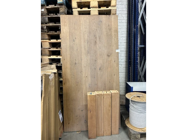 Eikenhouten tafel 198x98 - afbeelding 1 van  4