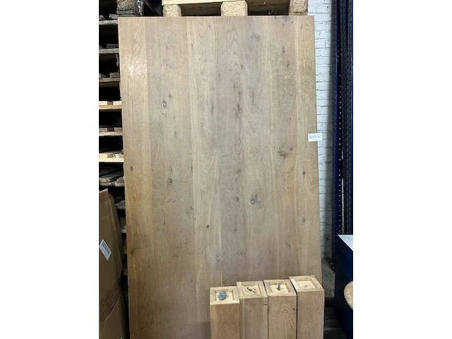 Eikenhouten tafel 198x98 - afbeelding 3 van  4