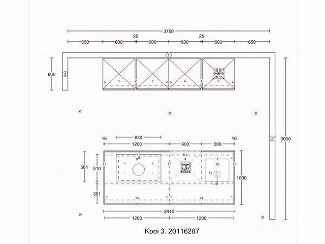 Eilandkeuken met kastenwand - afbeelding 7 van  27