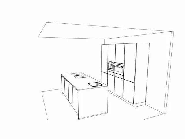 Eilandkeuken met kastenwand - afbeelding 8 van  27