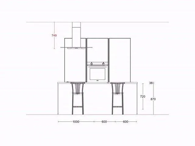 Eilandkeuken met kastenwand - afbeelding 3 van  21