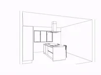Eilandkeuken met kastenwand - afbeelding 7 van  21