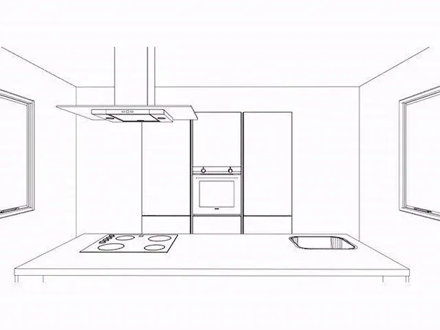 Eilandkeuken met kastenwand - afbeelding 10 van  21