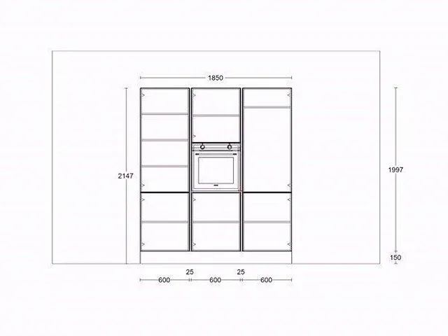 Eilandkeuken met kastenwand - afbeelding 11 van  21