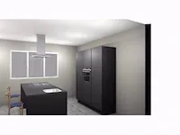 Eilandkeuken met kastenwand - afbeelding 1 van  21