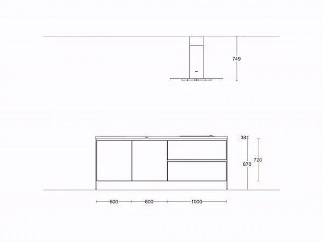 Eilandkeuken met kastenwand - afbeelding 13 van  21