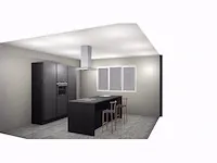 Eilandkeuken met kastenwand - afbeelding 19 van  21