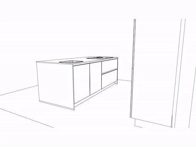 Eilandkeuken met kastenwand - afbeelding 5 van  19