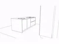 Eilandkeuken met kastenwand - afbeelding 5 van  19