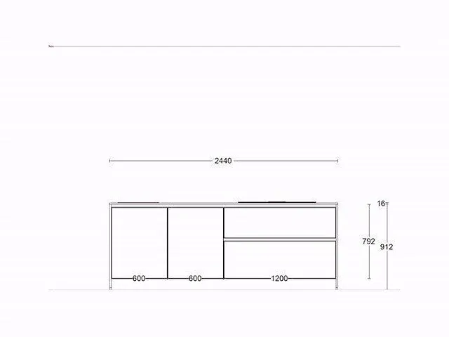 Eilandkeuken met kastenwand - afbeelding 6 van  19