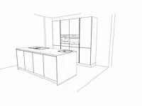 Eilandkeuken met kastenwand - afbeelding 8 van  19