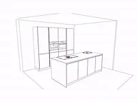 Eilandkeuken met kastenwand - afbeelding 9 van  19