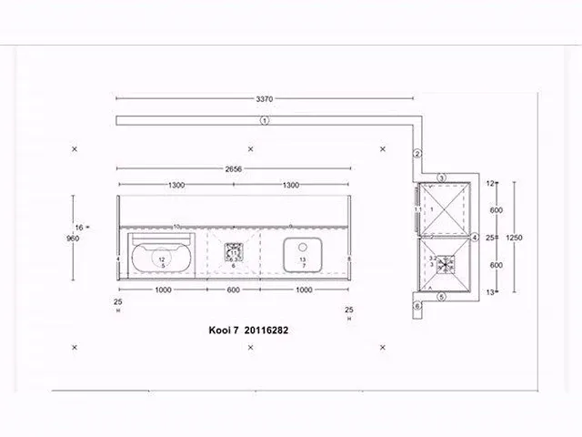 Eilandkeuken met kastenwand - afbeelding 11 van  28