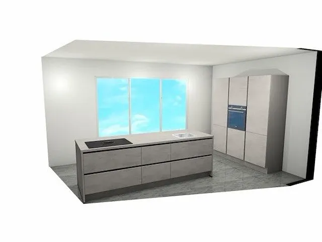 Eilandkeuken met kastenwand - afbeelding 16 van  20