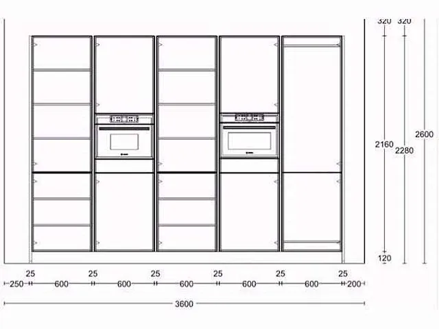 Eilandkeuken met kastenwand - afbeelding 18 van  19