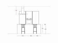Eilandkeuken met kastenwand - afbeelding 3 van  21