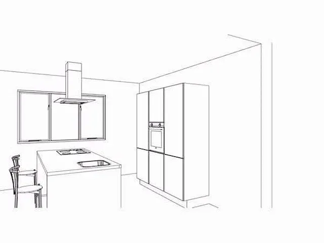 Eilandkeuken met kastenwand - afbeelding 8 van  21