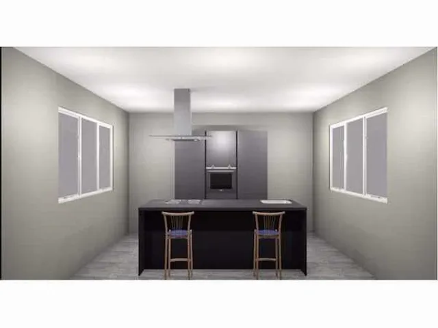 Eilandkeuken met kastenwand - afbeelding 1 van  21