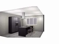 Eilandkeuken met kastenwand - afbeelding 19 van  21